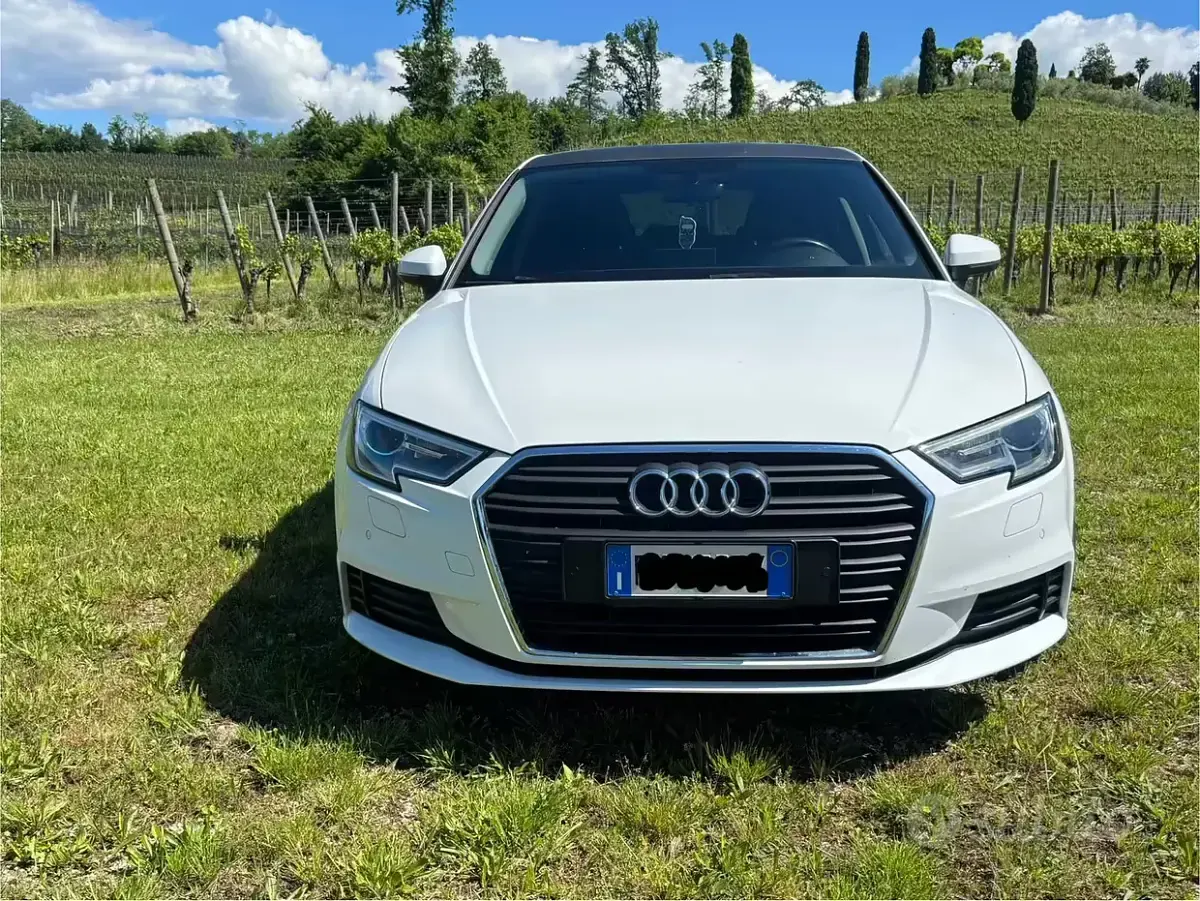 Usata Audi A3 110 CV (80 kW) 2017 Bianco Berlina