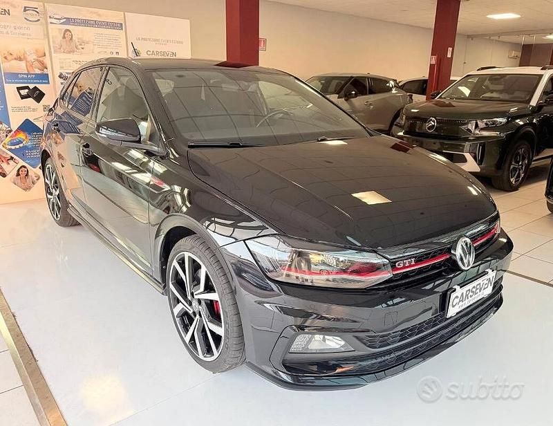 Usata VW Polo GTI 200 CV (147 kW) 2018 Nero Utilitaria