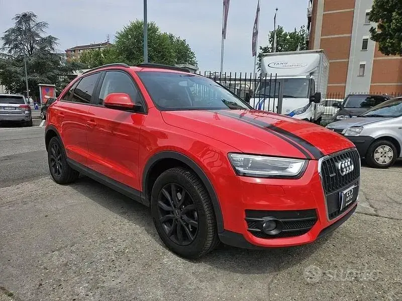 Usata Audi Q3 140 CV (102 kW) 2014 Rosso SUV