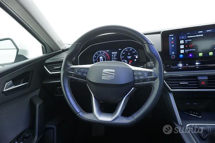 Usata Seat Leon ST Business 90 CV (66 kW) 2023 Bianco Station wagon