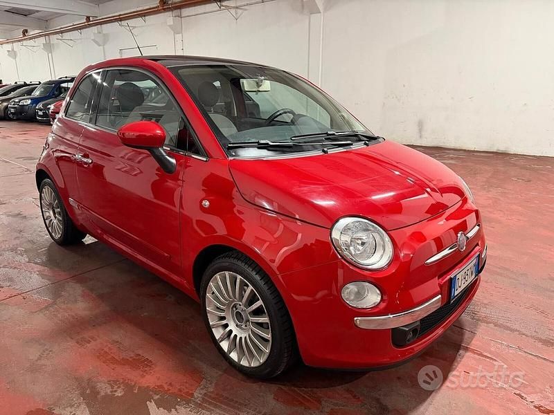Usata Fiat 500 100 CV (73 kW) 2007 Rosso Utilitaria