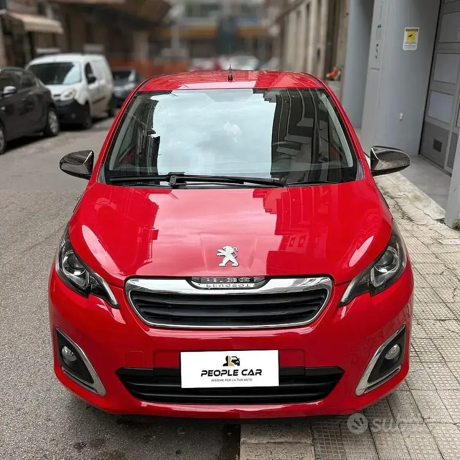 Usata Peugeot 108 Allure 72 CV (52 kW) 2021 Rosso Utilitaria