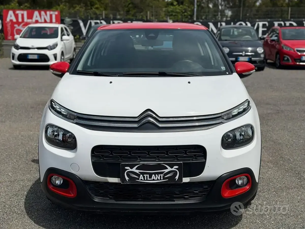 Usata Citroën C3 Shine 75 CV (55 kW) 2018 Bianco Utilitaria
