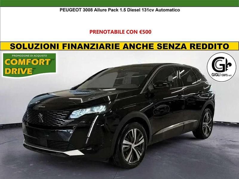 Nero Usata 2023 Peugeot 3008 Allure SUV | 24.400 € (Ottimo prezzo) - Immagine 1/4
