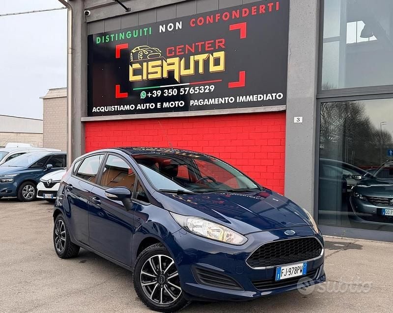 Usata Ford Fiesta ST-Line 95 CV (69 kW) 2017 Blu Berlina