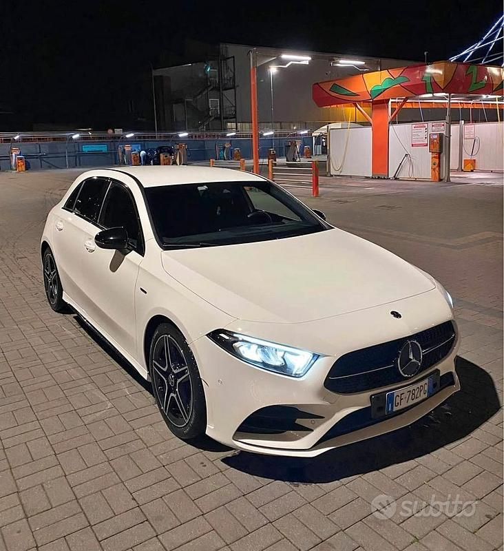 Usata Mercedes A180 Premium 116 CV (85 kW) 2021 Bianco Berlina