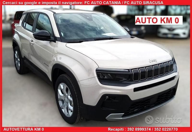 Nuova Jeep Avenger Altitude 101 CV (74 kW) 2025 Nero SUV