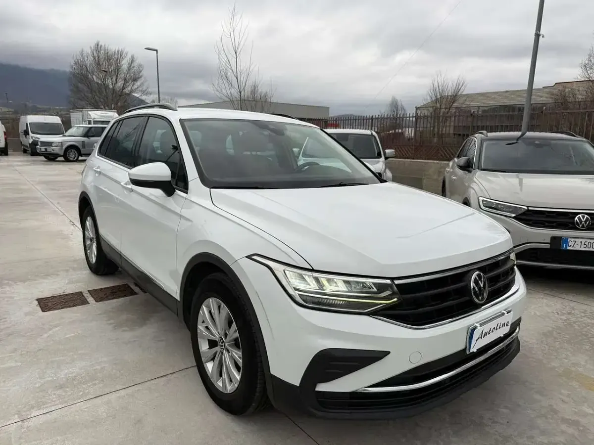 Brugt VW Tiguan Life 122 HK (89 kW) 2021 Hvid SUV