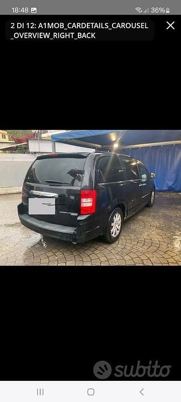 Usata Chrysler Grand Voyager 163 CV (119 kW) 2009 Nero Monovolume