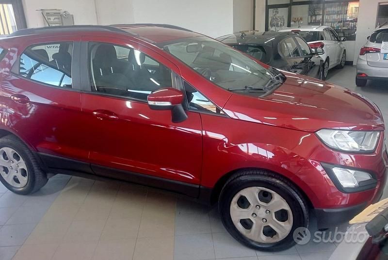 Usata Ford Ecosport 100 CV (73 kW) 2018 Rosso SUV