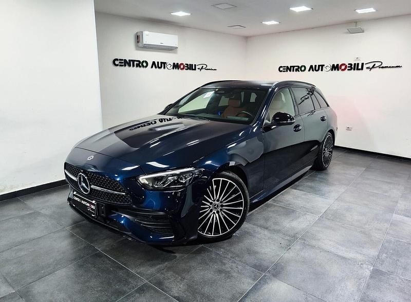 Usata Mercedes C220 Premium Plus 199 CV (146 kW) 2022 Blu Berlina