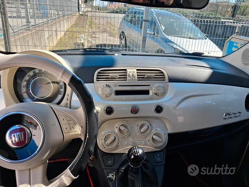 Usata Fiat 500 Sport 101 CV (74 kW) 2008 Bianco Berlina