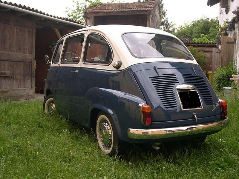 Usata Fiat 600D 15 CV (11 kW) 1963 Blu/azzurro Berlina