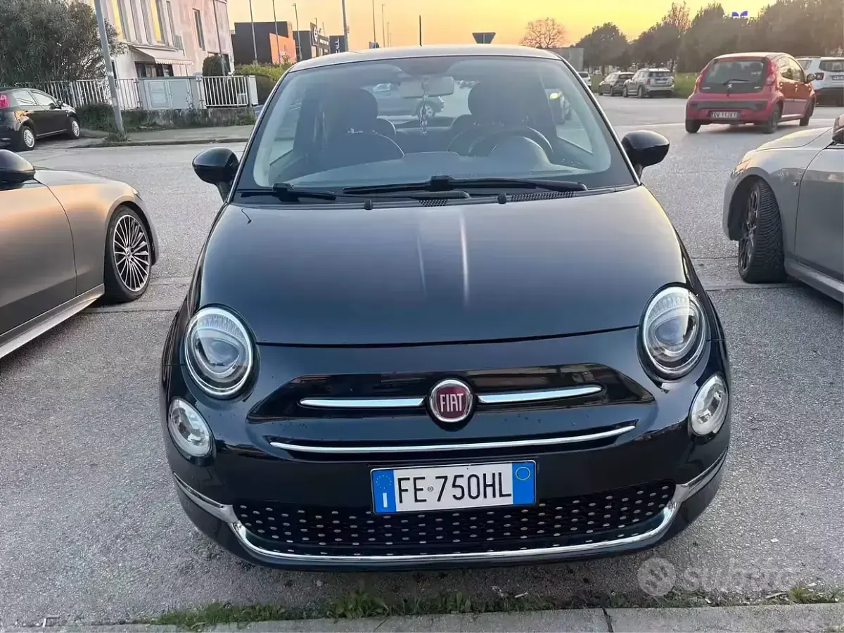 Usata Fiat 500 Lounge 69 CV (50 kW) 2016 Nero Berlina