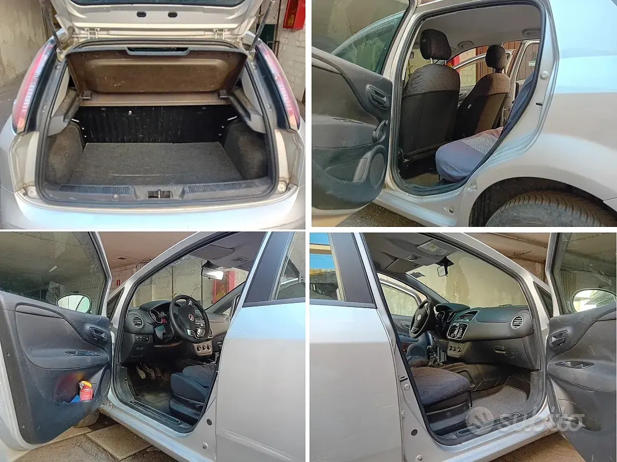 Usata Fiat Grande Punto 77 CV (56 kW) 2014 Grigio Utilitaria