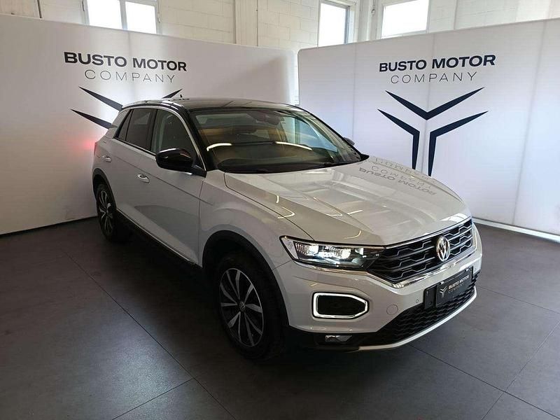 Bianco/tetto nero Usata 2018 VW T-Roc Style SUV | 17.900 € (Buon prezzo) - Immagine 1/4
