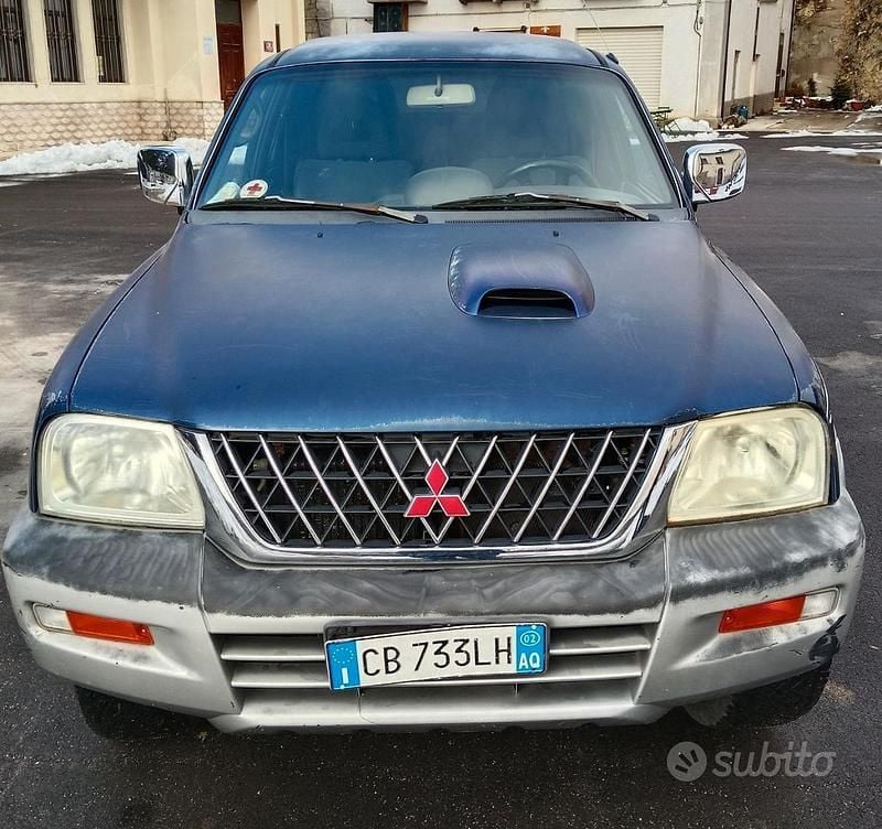 Usata Mitsubishi L200 116 CV (85 kW) 2002 Blu Pick-up