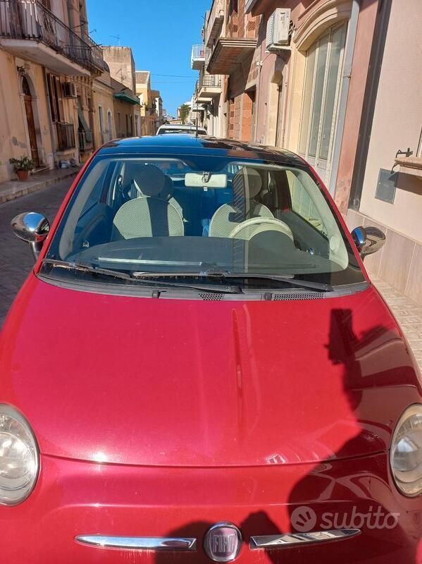 Usata Fiat 500 95 CV (69 kW) 2011 Rosso Utilitaria