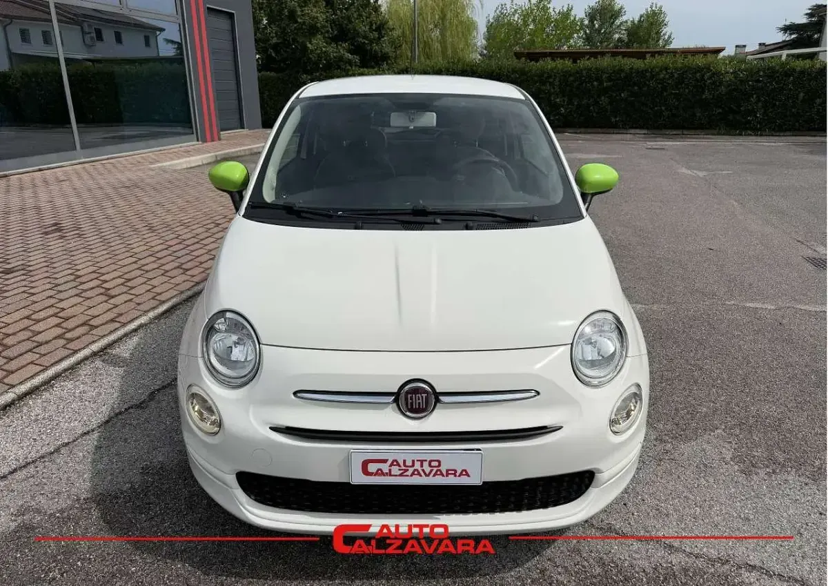 Usata Fiat 500 Lounge 69 CV (50 kW) 2018 Bianco gelato Utilitaria
