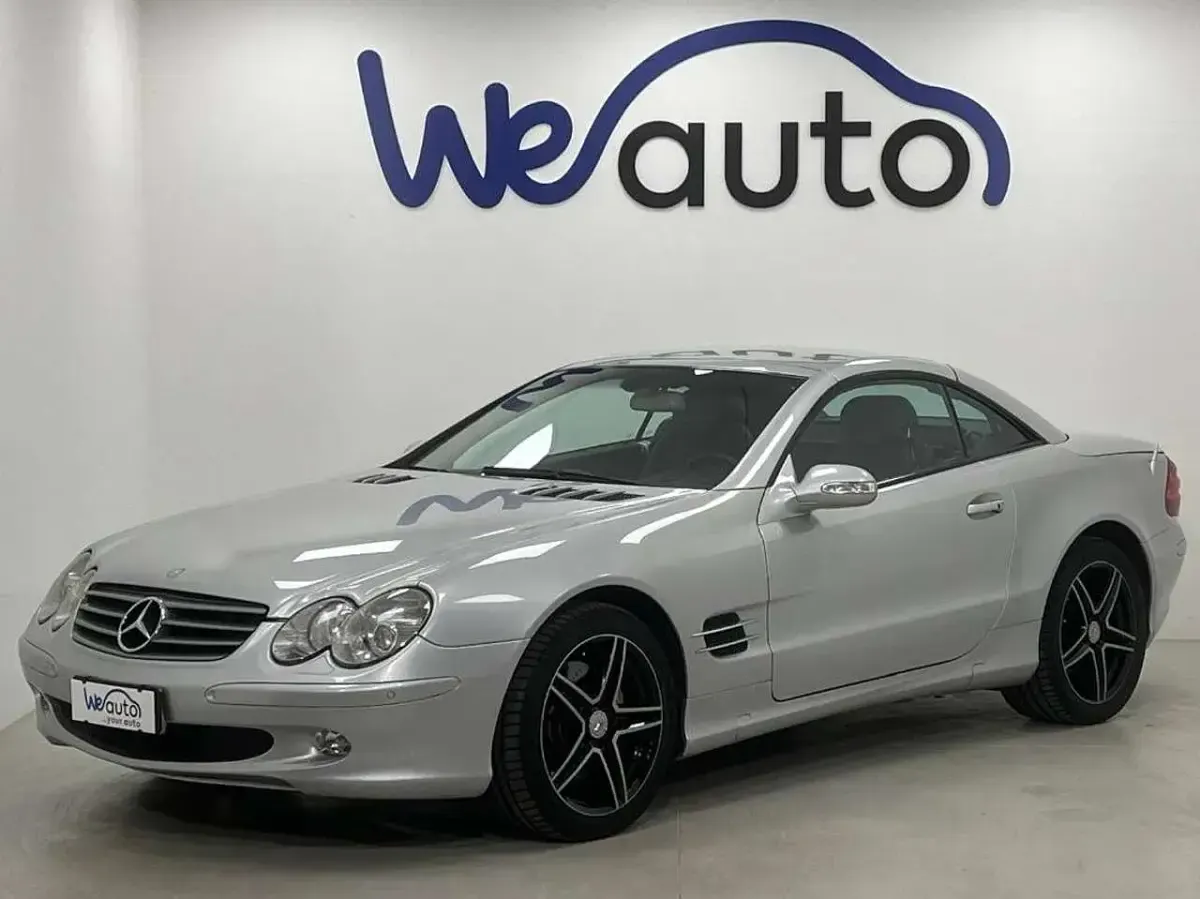Usata Mercedes SL500 306 CV (225 kW) 2003 Argento Cabrio