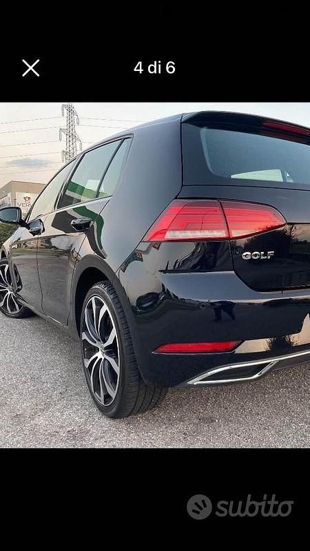 Usata VW Golf VII 2019 Nero Berlina