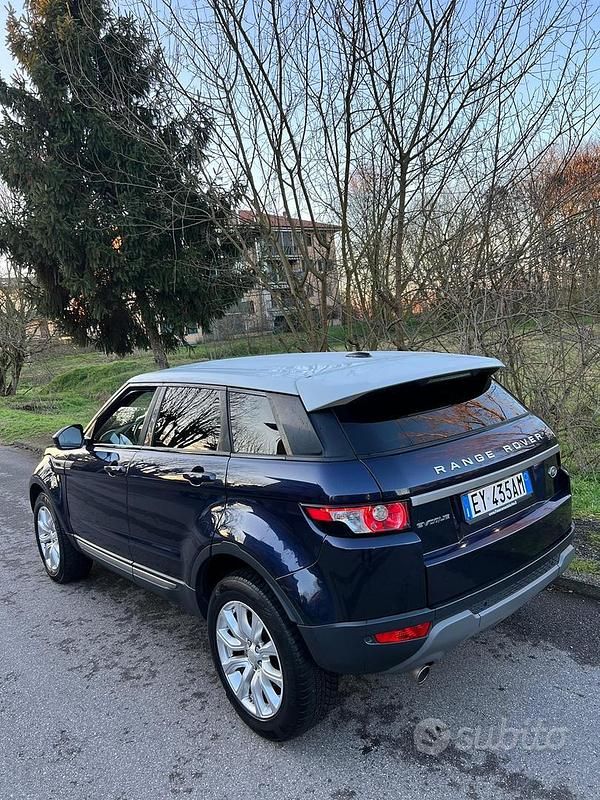 Usata Land Rover Range Rover evoque 2014 Blu SUV