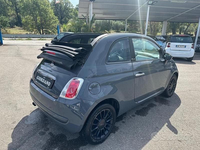Usata Fiat 500 85 CV (62 kW) 2012 Grigio Cabrio