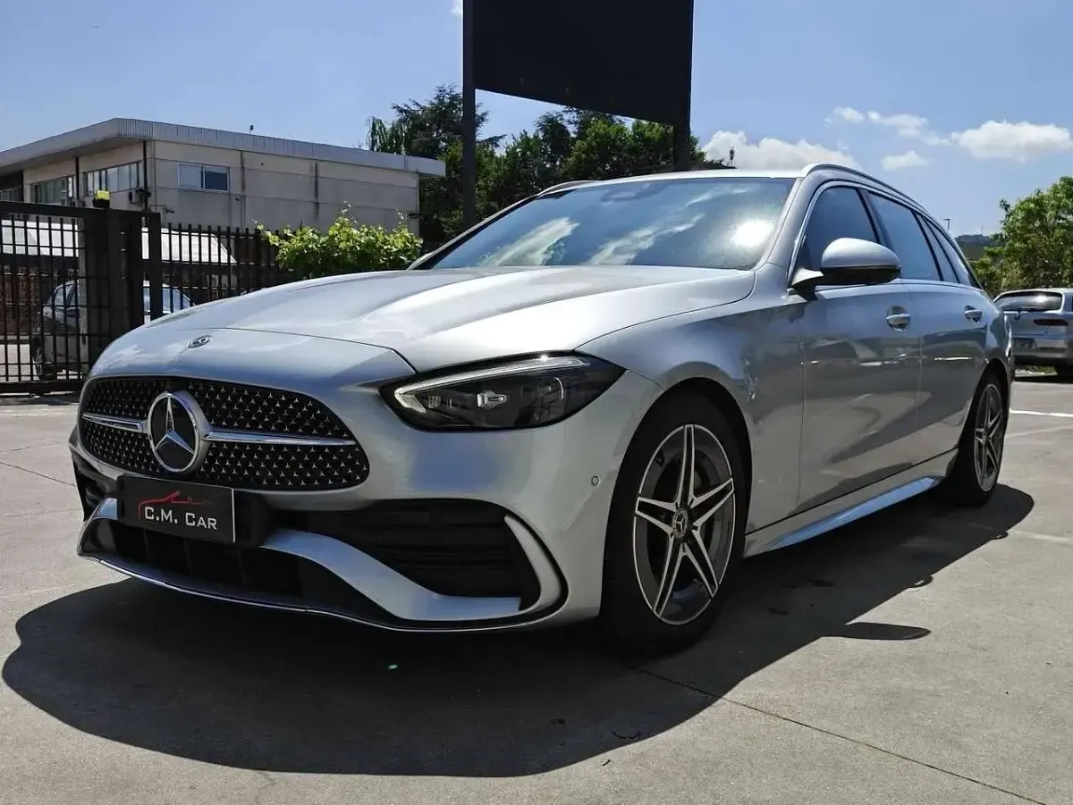 Usata Mercedes C220 Premium 200 CV (147 kW) 2022 Argento Station wagon