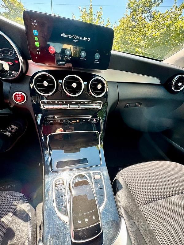 Usata Mercedes C200 116 CV (85 kW) 2017 Bianco Station wagon