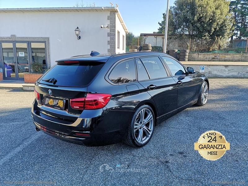 Usata BMW 318 Sport Line 150 CV (110 kW) 2017 Nero Station wagon