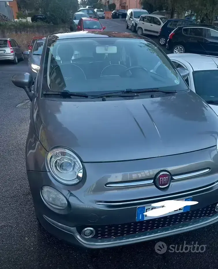 Usata Fiat 500 75 CV (55 kW) 2016 Grigio Utilitaria