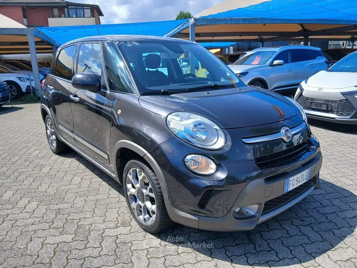 Usata Fiat 500L Trekking 95 CV (69 kW) 2016 Verde Monovolume
