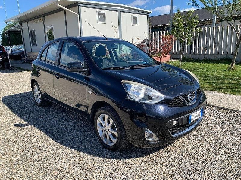 Usata Nissan Micra Visia 80 CV (58 kW) 2015 Nero Utilitaria