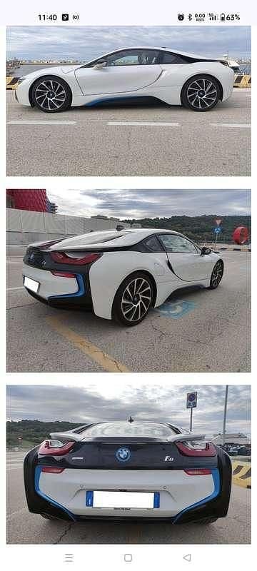 Usata BMW i8 231 CV (169 kW) 2016 Bianco Coupé