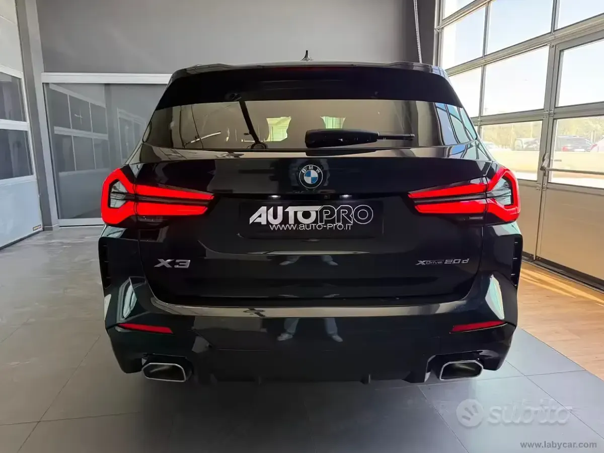 Usata BMW X3 M Sport 190 CV (139 kW) 2022 Nero SUV