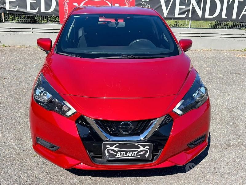 Usata Nissan Micra Tekna 92 CV (67 kW) 2021 Rosso Utilitaria