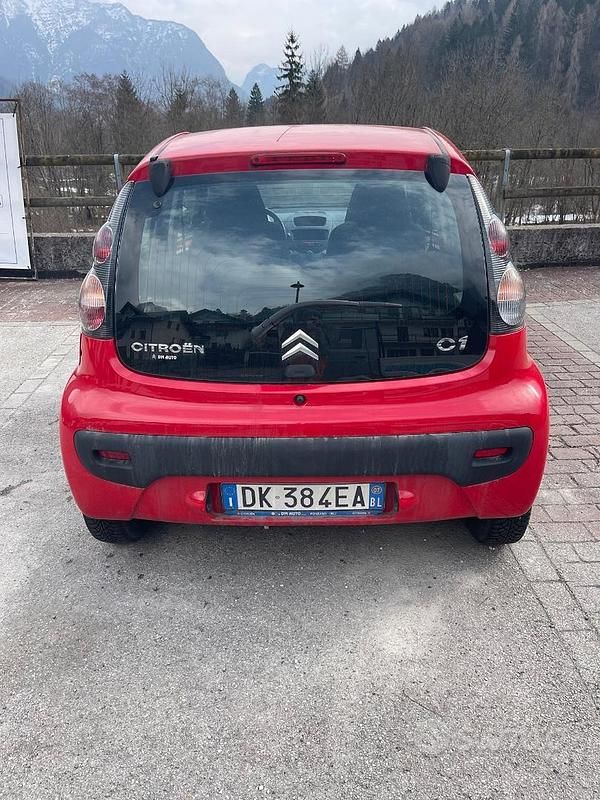 Usata Citroën C1 68 CV (50 kW) 2007 Rosso Utilitaria
