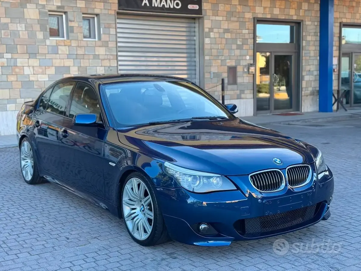 Usata BMW 530 M Sport 235 CV (172 kW) 2008 Bluazzurro Berlina