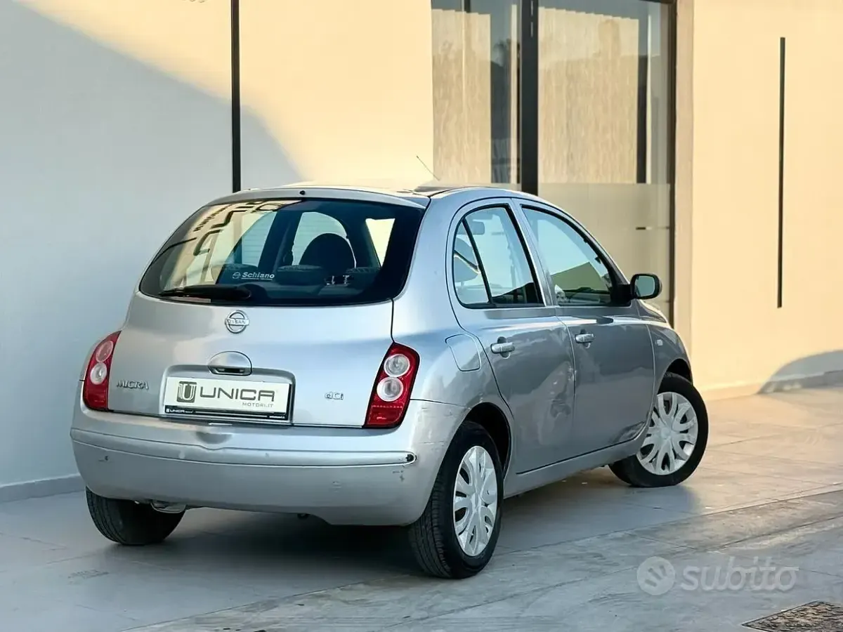 Usata Nissan Micra 86 CV (63 kW) 2008 Grigio Berlina