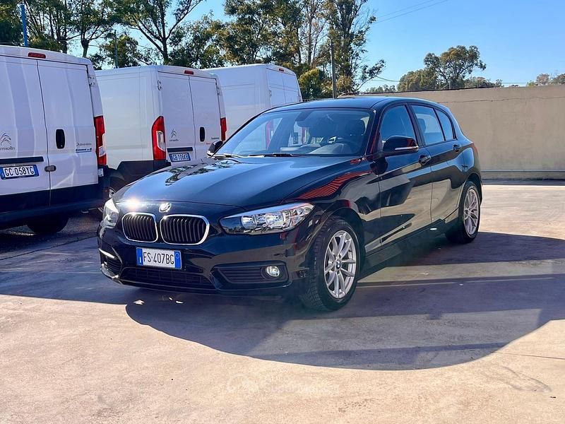 Usata BMW 114 95 CV (69 kW) 2018 Nero Utilitaria