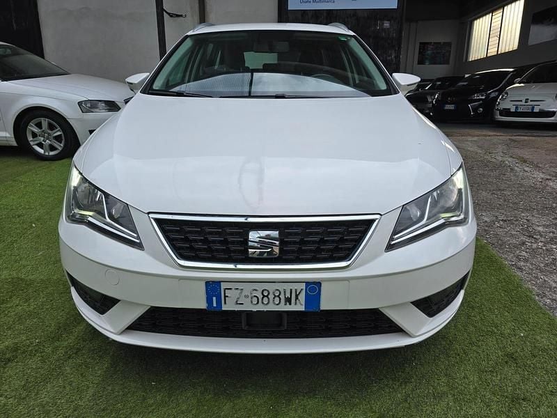 Usata Seat Leon 130 CV (95 kW) 2020 Bianco Station wagon