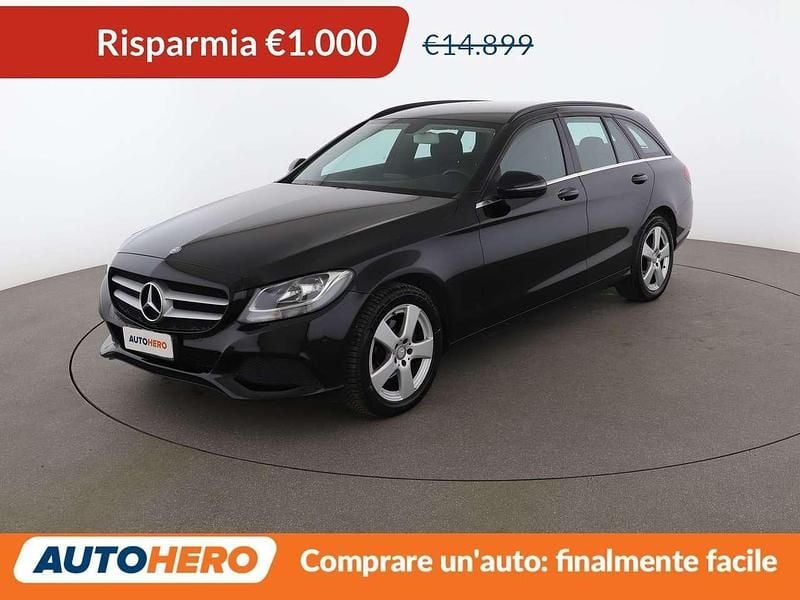 Usata Mercedes C180 Business 116 CV (85 kW) 2016 Nero Station wagon