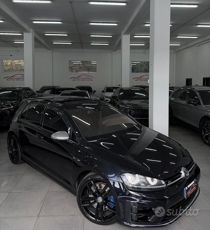 Usata VW Golf VII R 300 CV (220 kW) 2016 Nero Berlina