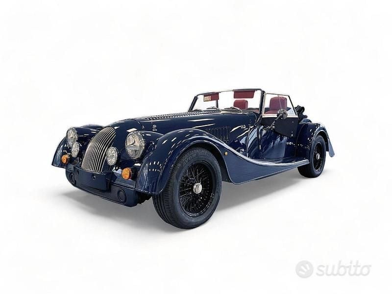 Nuova Morgan Plus 2025 Blu Cabrio