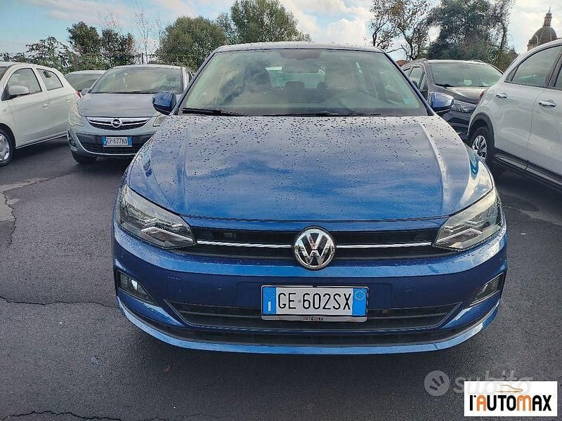 Usata VW Polo Comfortline 95 CV (69 kW) 2021 Blu Berlina