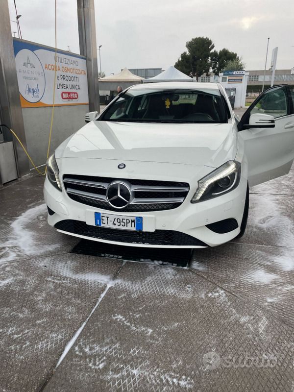 Usata Mercedes A200 136 CV (100 kW) 2014 Bianco Berlina