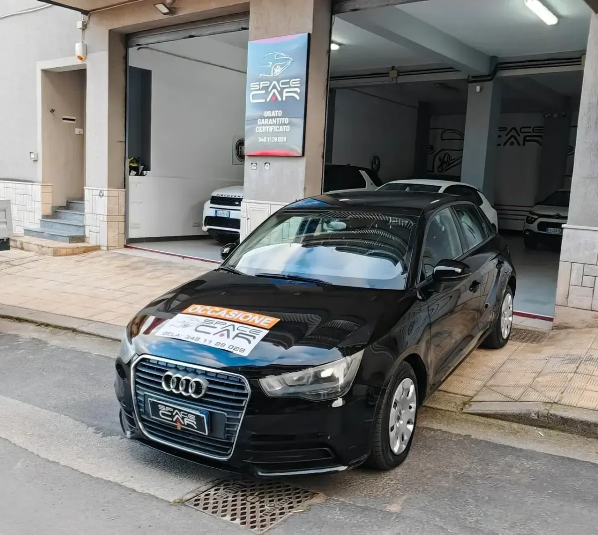 Usata Audi A1 Attraction 90 CV (66 kW) 2015 Nero Utilitaria