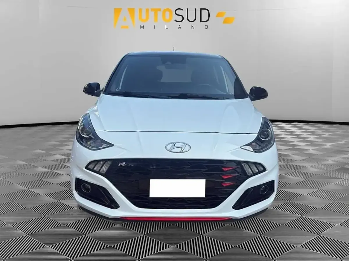 Usata Hyundai i10 N Line 101 CV (74 kW) 2021 Bianco Utilitaria
