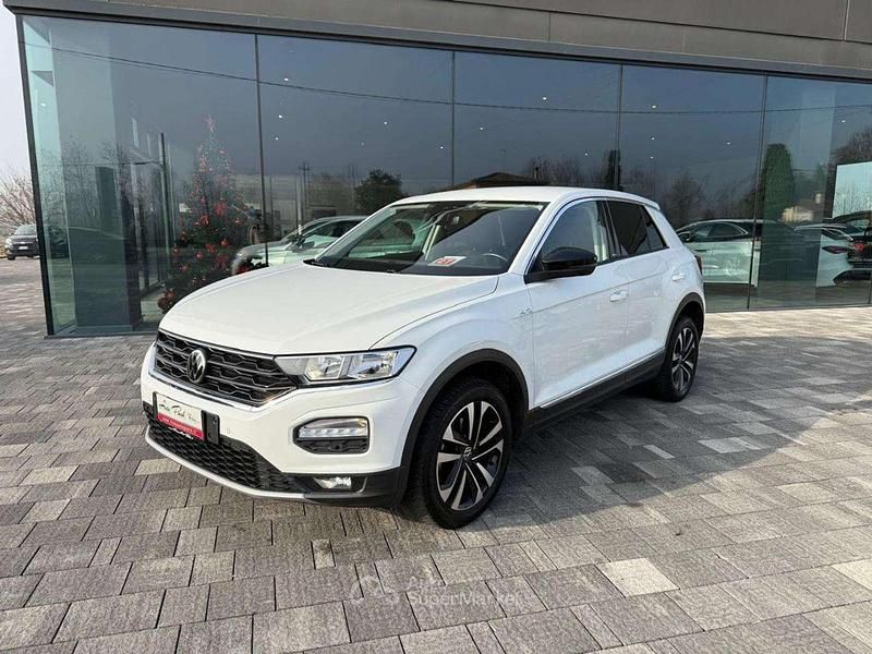 Usata VW T-Roc United 110 CV (80 kW) 2021 Bianco SUV