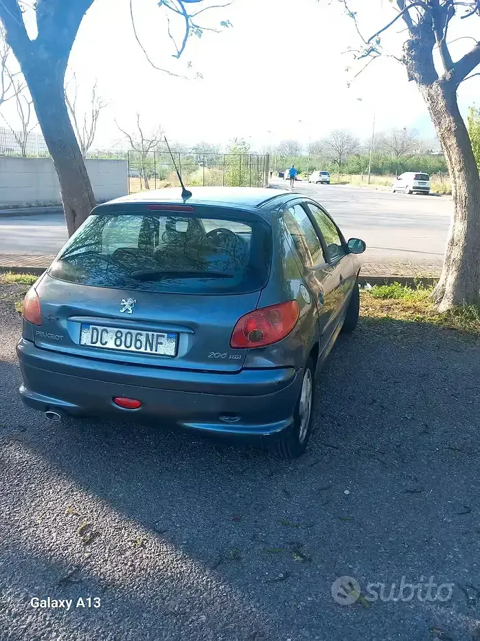 Usata Peugeot 206 109 CV (80 kW) 2006 Grigio Berlina